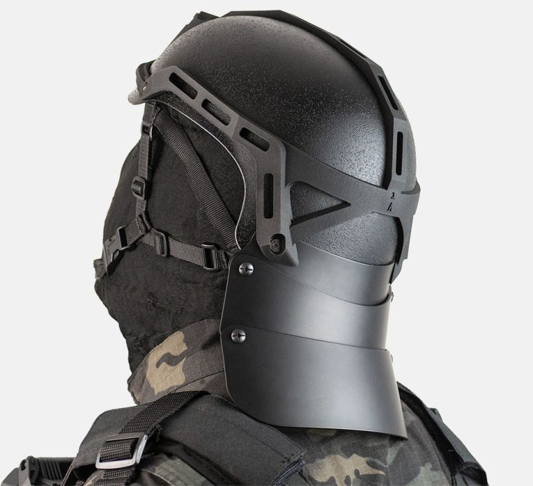 Novasteel Helmet Tail – Modular Ballistic Neck Protection | Adept Armor